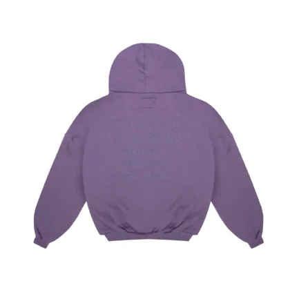 Your fear of looking stupid is holding you back hoodie – Purple