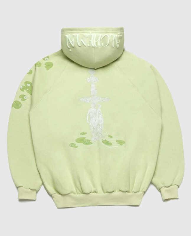 Alchemai lily pad lotus zip up
