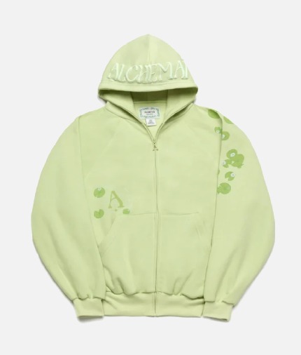 Alchemai lily pad lotus zip up